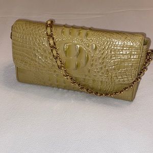 The Find crocodile embossed shoulder bag